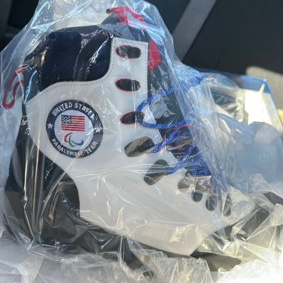 Brand New US Olympic polo Ralph Lauren boots (1000$) originally Lewiston company hand makes Team USA main image 4